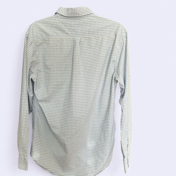 Johnnie O Men’s Button-Up Shirt | Light Blue & White Checkered | Size Medium - Picture 5 of 7